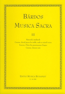 Musica Sacra 3 (kanons)