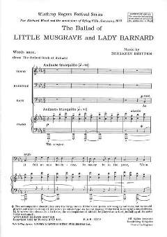 Ballad Of Little Musgrave And Lady Barnard