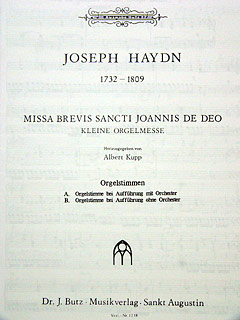 Missa Brevis B - Dur Sancti Johannis De Deo Hob 22/7
