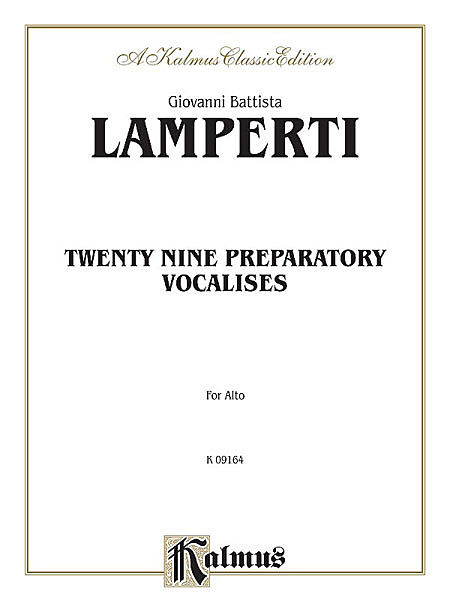 29 Preparatory Vocalises