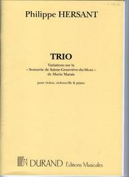 Trio - Variations Sur La Sonnerie De Sainte Genevieve Du Mont De
