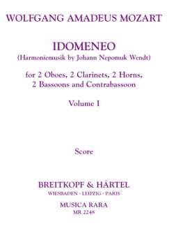 Idomeneo - Harmoniemusik 1 (nr 1-7)