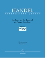 Anthem For The Funeral Of Queen Caroline Hwv 264