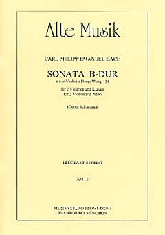 Sonate B - Dur Wq 158