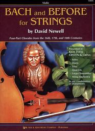 Bach And Before For Strings