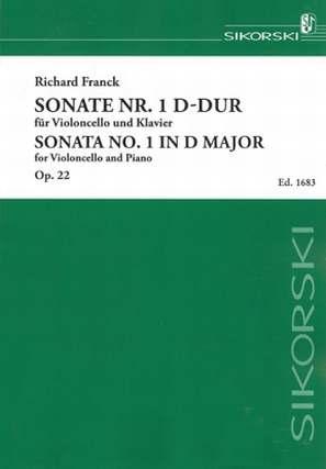 Sonate 1 D - Dur Op 22