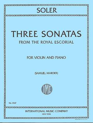 3 Sonatas (the Royal Escorial)