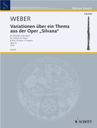 Variationen Ueber Ein Thema Aus Silvana Es - Dur Op 33
