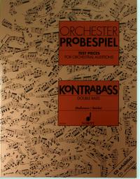 Orchester Probespiel Kontrabass