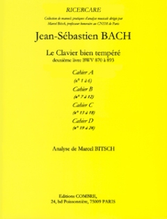 Bach - La Clavier Bien Tempere - Cahier A 1-6