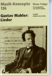 Musik Konzepte 136 - Gustav Mahler - Lieder