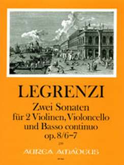 2 Sonaten Op 8 (nr 6-7) - Legrenzi 239