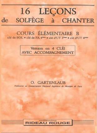 16 Lecons Solfege A Chanter - Cours Elementaire B