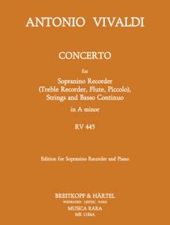 Concerto A - Moll Rv 445 P 83 F 6/9 T 152
