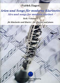 Arien Und Songs Fuer Moderne Klarinette 2