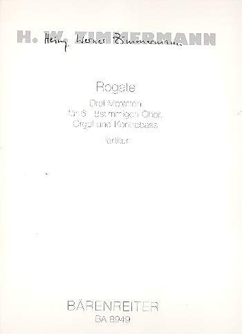 Rogate - 3 Motetten