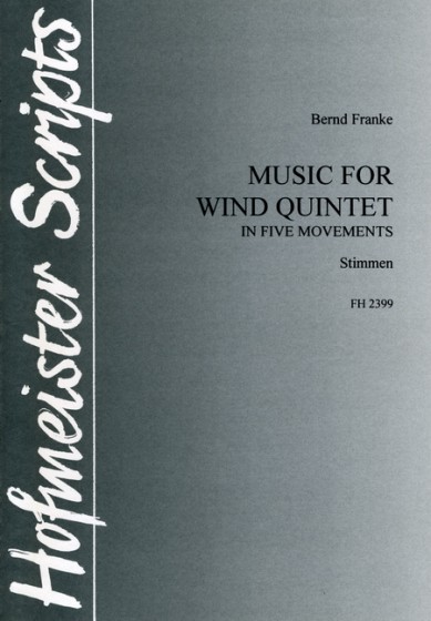 Music For Wind Quintet In Five Movements