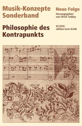 Musik Konzepte Sonderband - Philosophie Des Kontrapunkts