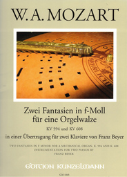 2 Fantasien F - Moll Fuer Eine Orgelwalze Kv 594 + Kv 608
