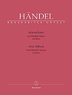 Arienalbum Aus Haendels Opern Fuer Bass