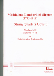 String Quartet Op 3 Nr 1-3