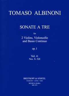 Sonate A Tre Op 1/4 (Nr 10-12)