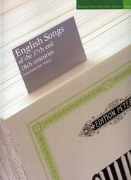 English Songs Of The 17th And 18th Centuries