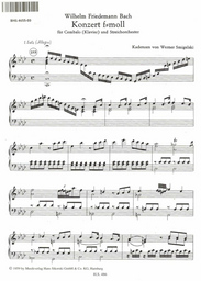 Konzert f - moll - Kadenzen