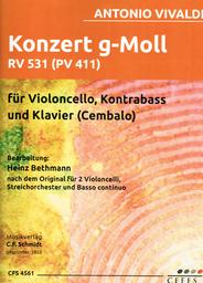 Konzert G - Moll Rv 531 F 3/2 T 61 Pv 411