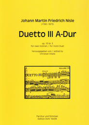 Duett 3 A - Dur Op 13/3