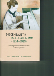 Die Cembalistin Isolde Ahlgrimm