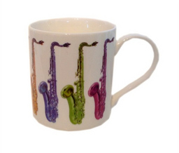 Tase Saxophone - Fine China Mug