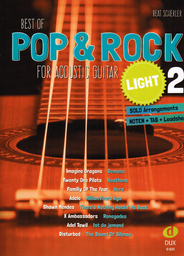 Best Of Pop + Rock For Acoustic Guitar Light 2