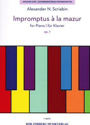 Impromptus A La Mazur Op 7