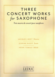 3 Concert Works For Saxophone