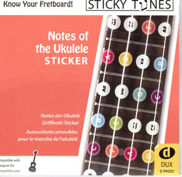 Sticky Tunes Notes Of The Ukulele