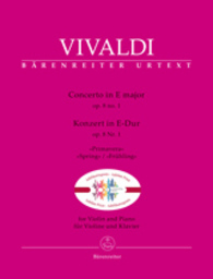 Concerto E - Dur Op 8/1 Rv 269 Pv 241 F 1/22 T 76 (La Primavera - D