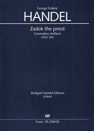 Zadok The Priest Hwv 258 - Coronation Anthem 1