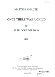Once There Was A Child