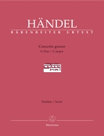 Concerto Grosso G - Dur Op 6/1 Hwv 319