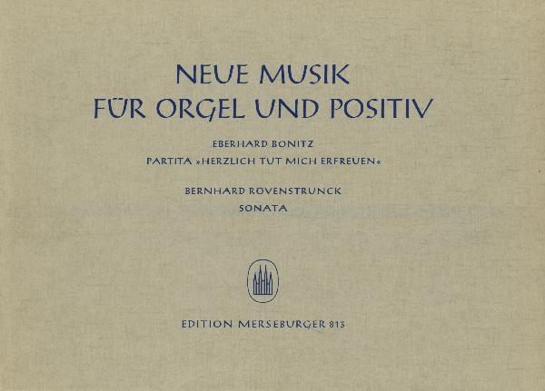 Neue Musik Fuer Orgel Und Positiv