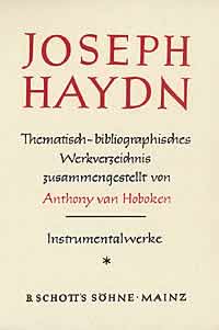 Haydn J Werkverzeichnis 1 - Instrumentalwerke
