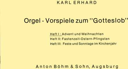 Orgelvorspiele Zum Gotteslob 1 - Advent Und Weihnachten