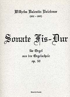 Sonate Fis - Dur Op 50 Aus Der Orgelschule