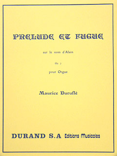 Prelude Et Fugue Op 7 Sur Le Nom D'Alain