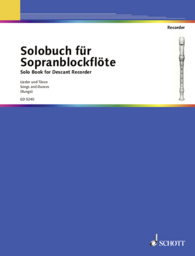 Solobuch Fuer Sopranblockfloete 1