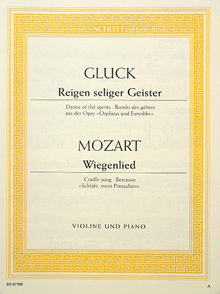 Reigen Seliger Geister + Wiegenlied (KV 350)