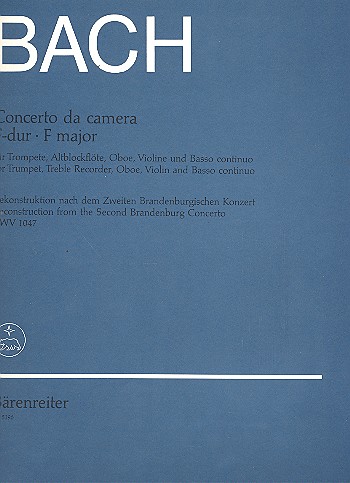 Concerto Da Camera F - Dur Bwv 1047