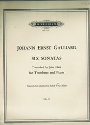 Sonate 6 C - Dur Fuer Fagott
