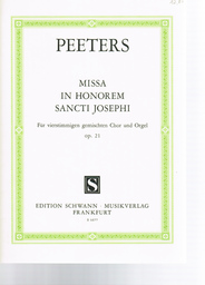 Missa In Honorem Sancti Josephi Op 21